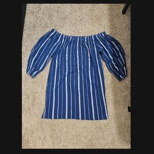 Ralph Lauren Blue and White Striped Apparel